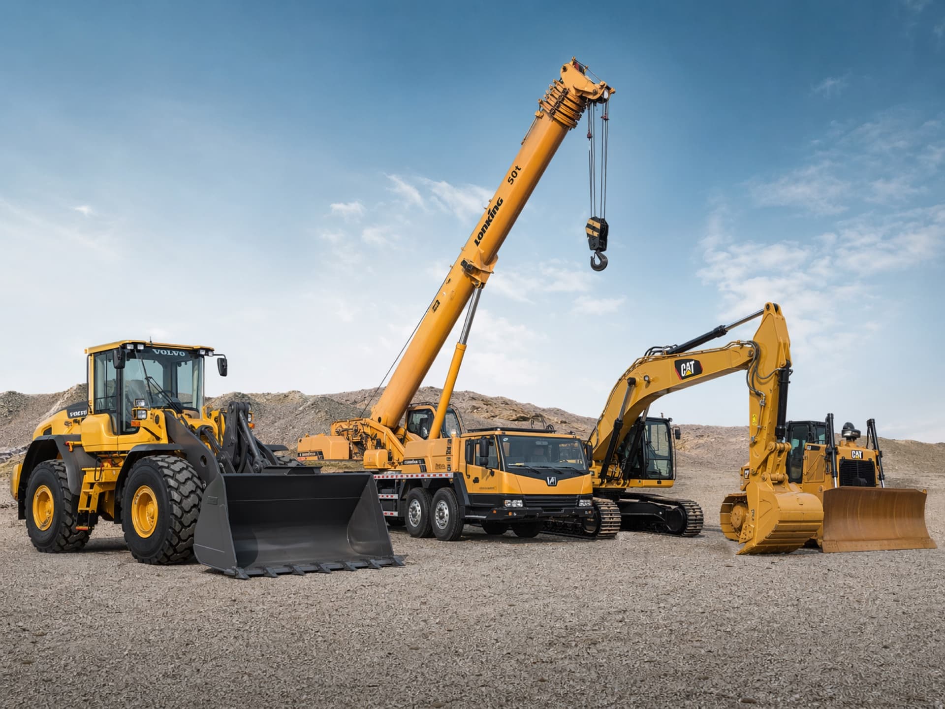 Grey Lines heavy equipment fleet